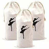BESPORTBLE 3-teiliges Ballett-taschenset Für Mädchen Ballett-spitzenschuh-Tasche Kordelzug Waschbar Und Canvas Für Tanzkurse