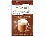 MOKATE - Cappuccino Belgische Schokolade - Cremiger Instant-Kaffee mit Milchschaum - Chocolate Coffee - Schokoladen-Kaffee Aromatisch Süß Kaffeepulver - Einfach mit Heißem Wasser Aufgießen - 160g