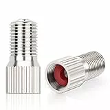 Yeepeo 2 Stück Ventilverlängerung Autoventil, 19mm Ventilverlängerungen Adapter Kupfer Autoventil Verlängerung Gerade, Autoventil Ventil Verlängerung Adapte für Scooter, Auto, PKW