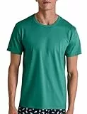 CALIDA RMX Sleep T-Shirt Herren, Bio Baumwolle, sportlicher Schnitt, amtungsaktiv, pflegeleicht