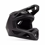 Fox Racing Rampage MT BLK CE/CPSC MTB Helm – leichte ABS-Schale – 360° Belüftung – MIPS – verstellbares Visier – GoPro-Halterung – Goggle-kompatibel – Matte Black, Größe: M
