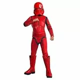 Rubie's 701277_L Offizielles Disney Star Wars Ep 9, Red Stormtrooper, Deluxe-Kostüm, Kindergröße L, Alter 8–10 Jahre