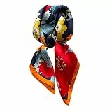 Ecroon Damen Seide Gefühl Schal Halstuch Schal Frauen Seidenschal Seidentuch Scarf