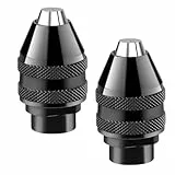 4486 Bohrfutter für Dremel - 2 Stück Spannfutter für Dremel, Ersatz 1/32 bis 1/8 Schnellspannbohrfutter Adapter, Schnellwechseladapter Kit für Dremel 4000,3000,8200,398,395,300,200,285,etc.