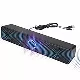 Soundbar, kabelloser Audio-Lautsprecher, Heimkino | Sund Subreturo nach Lautstärkeregler mit tiefer Basslautstärke für TV, Computer zum Schreiben von Hören