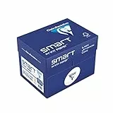 Clairefontaine 1929C - Karton mit 5 Ries Druckerpapier / Kopierpapier Smart Print, extraweiß, DIN A4, 60g, 500 Blatt x 5, Weiß, 1 Karton