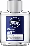 NIVEA MEN Hydrocare After Shave Fluid, beruhigendes After Shave für Männer, Hautpflege nach der Rasur mit Aloe Vera und Pro Vitamin B5 (100 ml)