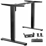 Marsail Höhenverstellbarer Schreibtischrahmen, Elektrische Tischbeine mit leistungsstarkem Motor, 176 lbs Maximalbelastung, für Verschiedene Desktops, Verstellbare Tischbeine, Nur Rahmen