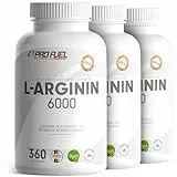 L-Arginin 1080 Kapseln vegan - mit 6000 mg hochwertigem L-Arginin aus Fermentation (davon 6000 mg reines L-Arginin) je Tagesdosis - L-Arginin in Base-Form - laborgeprüft mit Zertifikat - vegan