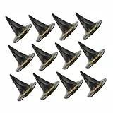 Supvox 12 Stück Teiliges Mini Hexenhut Schwarze Miniatur Hexenhüte für DIY Halloween Dekoration Puppenhaus Party Deko Kleine Hut Accessoires für Kuchen und Flaschendeko
