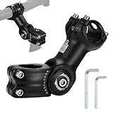 QIMEI-SHOP Fahrrad Vorbauten Riser Fahrrad Lenkervorbau ±60° Einstellbare für 25.4mm Vorbau Mountainbikes Rennräder Radsport BMX MTB 110mm
