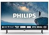 Philips 32PHS6009 HD LED Smart TV - 32-Zoll Display mit Pixel-präziser, HD Titan OS Plattform und Dolby Digital - Funktioniert mit Alexa und Google Sprachassistent – Matt Schwarzer