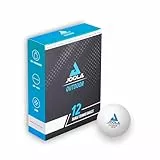 JOOLA Tischtennisbälle Outdoor 40+ mm Tischtennis-Trainings-Bälle, Weiss, 12 Stück