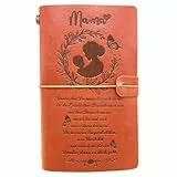 OMNIQI Geschenke für Mama, Weihnachtsgeschenke für Mama, Leder Tagebuch Geburtstagsgeschenk für Mama, Personalisierte Mama Geschenk Mutter Geschenk, Muttertagsgeschenk Muttertag Geschenk