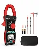 SURLABA Digitales Zangenmessgerät 1000A/2000V AC DC Strom Spannung LPF Multimeter 6000 Zählungen, TRMS NCV Amp Volt Widerstand Kapazität Frequenz Durchgangsprüfer für Photovoltaik-Industrie