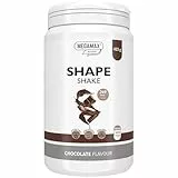 MEGAMAX Shape Shake Schoko – Abnehmshake & Eiweißpulver, Mahlzeitenersatz Shakes mit Glucomannan, Proteinshake zum Abnehmen - Low Carb Diät Drink und Diät-Shake zur Gewichtsabnahme
