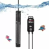 AQQA Aquarium Heizung, 300W/500W/800W/1000W/1200W Tauchheizung für Aquarien mit LED-Digitalanzeige & Übertemperaturschutz, für Salz- und Süßwasser Aquarium Fischbecken
