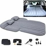 Icelus Auto Matratze SUV Luftmatratze with Luftpumpe 195 * 130 * 15 cm Aufblasbare Camping Kombi Luftbett für Auto Rücksitz Dickere Kofferraum Matratze Bett für Camping Outdoor Traveling