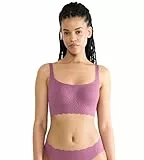 sloggi Women's Zero Feel Bliss Top Bra, Lila Clover, XL