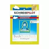 Schreibathlet: Schulheft für ABC-Schützen mit vorgeprägten Buchstaben - Sonder-Edition Johannes Gutenberg | Inkl. Bleistift und Radiergummi [deutsch]