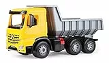 Lena 2064 - Starke Riesen Muldenkipper Arocs, 150 Kg Tragkraft, Circa 63 cm, Gelb, Schwarz und Silber