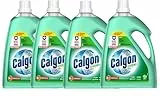 Calgon Hygiene+ Gel - Antibakterieller Wasserenthärter für die Waschmaschine - 4 x 1800 ml Hygiene Plus