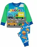 Hey Duggee Green Langarm-Pyjama-Set für Jungen | Kinder-PJs Loungewear-Nachtwäsche | Duggee und Freunde | Gemütliche Geschenkidee | Offizielle Ware – 3–4 Jahre