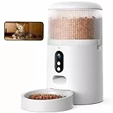 Faroro Futterautomat Katze WiFi, 3MP HD Video Katzenfutter Automat mit Nachtsicht, 4L Futterspender für Katzen/Hunde mit Zwei-Wege-Audio, APP-Steuerung, Bewegungserkennung & Doppelte Kraft