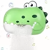 Badewannenspielzeug, Wiederaufladbares Schaummaschine Badespielzeug mit Musik, Dino Badespielzeug Baby ab 1 2 3 4 Jahr, Badewannen Spielzeug Wasserspielzeug Kinder, Geschenke für Jungen und Mädchen