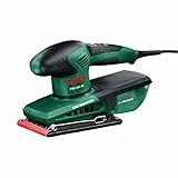 Bosch Home and Garden DIY Schwingschleifer PSS 300 AE, Schleifblatt P120, Microfilter, Koffer (250 W, Schwingzahl 14.000-24.000 min-1, Schleiffläche rechteckig 262 cm² (114 x 230 mm)), 0603340300