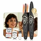 2-IN-1 Wimpernzange Beheizbar mit LCD Temperaturanzeige 60–90°C【30h Schwung Wie Frisch Gestylt】【Sofortiges Styling Ohne Hitzegefühl】Wimpern Curler für sicheres Styling zu Hause, im Büro und auf Reisen