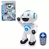 Lexibook - Powerman Master Interaktiver Spielzeugroboter, der im Kopf liest Spielzeug für Kinder Tanzen Spielt Musik Tier Quiz STEM Programmierbare Fernbedienung Roboter Junior - ROB25DE