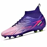 WEJIESS Fußballschuhe Herren High Top Professionelle Fussballschuhe Jugendliche Athletics Trainingsschuhe Outdoor Sport Kunstrasen Football Schuhe Fußball Stiefel