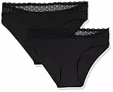 Triumph Damen Feel Of Modal Tai 2p Unterwäsche, Schwarz, M EU
