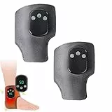 3-In-1-Fußmassager,Neuropathie Massagegerät,Foot Massage FussmassagegeräT Elektrisch 3 Modi Und 5 WäRmestufen, Portable Wiederaufladbar Ankle MassagegeräTe,für Schmerzfreie und Vitale Beine (2Stück)