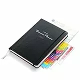weekview Business Planner 2025 A5+ – Professioneller Personal Organizer & Erfolgsplaner | Wochen- & Quartalsplanung, Jahresziele, Business-Tools, Notizseiten (Black 2025, Plus)