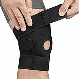 ACWOO Kniebandage Damen Männer,Verstellbare Kniestütze mit Seitenstabilisatoren & Patella Gel Pad, Orthopädische Kniestütze, Sport Bandage Knie für Meniskusriss, Knieschmerzen Lindern, Arthritis