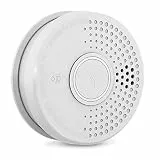 SHD by OneConcept Rauchmelder, Zuverlässiger Mini-Rauchmelder, 1x Feuermelder mit Batterie, Rauchmelder für Küche, Büro, Wohnwagen, Optischer Sensor Brandmelder mit Testfunktion & Stummschaltung