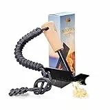 Feuerstarter-Set: 8, 10 oder 12 mm Dicke | Bis zu 15000 Zündungen | Feuerstahl Outdoor mit Paracord-Kienspan und Schaber | Feuerstein für Camping, Outdoor, Bushcraft (8 MM Normal)