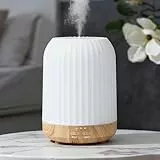 Frogetu Aroma Diffuser, 250ml Diffuser Ätherische Öle, Luftbefeuchter mit Timer, Duftöl Diffusor mit 7 Farben LED, Aromatherapie Diffusor für Duftöle, BPA Frei, Geschenk für Frauen