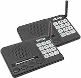 DAYTEE Gegensprechanlage Sprechanlage für Zuhause oder Büro ​mit Zwei- und Mehrwege-Anrufe Signal erstreckt sich über 10 Kanäle und 1000m Offene Reichweite,360° Drehung(1 Main 1 Sub)