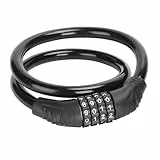 Fahrradschloss Zahlenschloss, Fahrradschloss Mit Zahlencode 4-stellige Kettenschloss Hohe Sicherheit Ø 12mm Schloss Mit Code Fahrrad Anti-Diebstahl Bike Lock Radschloss Mit Kombination Für Tür