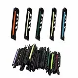 leyomgamz 30 Stücke Angel Aufwickler Angelschnur Wickelbrett Angelschnur Rute Spulenhalter Wickelbrett Platte, Eingewickelt Draht Angeln Wicklung Bord Angelschnur Bord Spool Angelschnur Zubehör