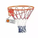 HUDORA Basketballkorb Outdoor - hochwertiger Basketball Korb mit Montagezubehör - stylischer Basketballring für draußen - Korbanlage zum Aufhängen für Kinder / Jugendliche & Erwachsene