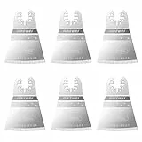 Oszillierende Multitool-Klingen, Diamant zum Schneiden, Schleifen, Formen, universelle oszillierende Multitool-Klingen, Schnellspanner, kompatibel mit Dewalt Milwaukee Ryobi Rockwell (6 Stück)