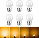 Linkind Dimmbare E27 LED Golf P45/G45 Lampe 4.2W, Ersetzt 40 Watt, 2700K Warmweiß Kugel Lampe 470Lm Energiesparlampe Klein P45, 6 Stück