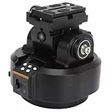 Motorisierter Drehbarer Panorama-Stativkopf, Schwenk-/Neigekopf mit 2,4-G-Funkfernbedienung und Telefonhalter, Belastbar Bis 2 Kg, für DSLR-Kameras, Camcorder, Smartphones, Stativ