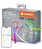 LEDVANCE LED Smartes LED Lichtband mit WiFi Technologie für Innen, Erweiterung um 1 Meter Länge, Lichtfarbe änderbar (2700-6500K), RGB Farben änderbar, Schutzart IP20, SMART+ FLEX MULTICOLOR