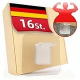 DEKAZIA® 16 Regalbodenträger selbstklebend | Regalbodenhalter selbstklebend Regalboden Halterung Regalbefestigung ohne Bohren Schrankboden Halter Regalbrett Bodenträger für Einlegeboden