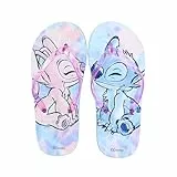 Disney Stitch und Angel Flip-Flops für Mädchen, Sommersandalen, Geschenk für Mädchen, Größen EU 28 bis 35 (Lila, EU Schuhgrößensystem, Jugendliche, Damen, Numerisch (von/bis), M, 34, 35)